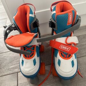 DBX Kids Roller Skates - Blue, Orange, and White